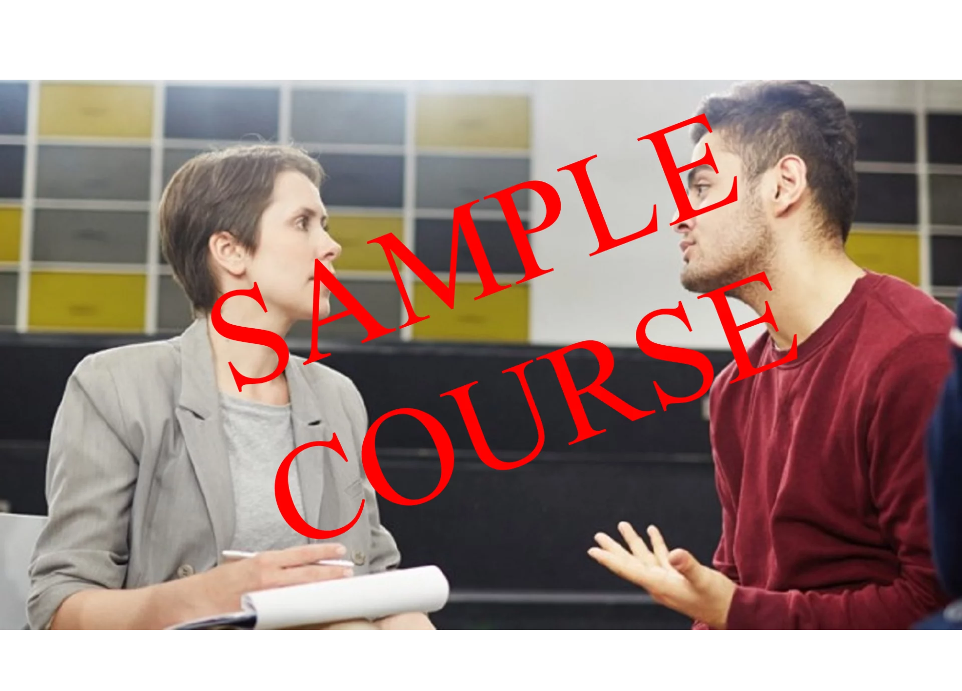 coach & student discussing new online coaching technology