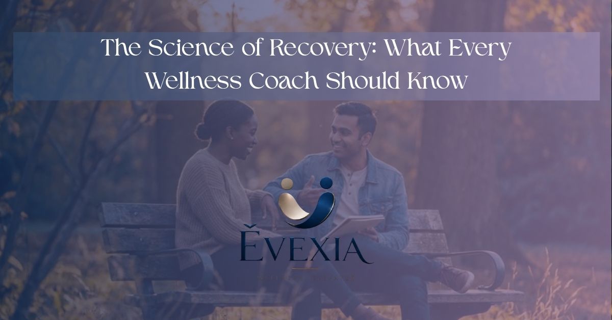 Recovery science illustrating how wellness coaches help clients build resilience, reduce stress, and improve long-term well-being.